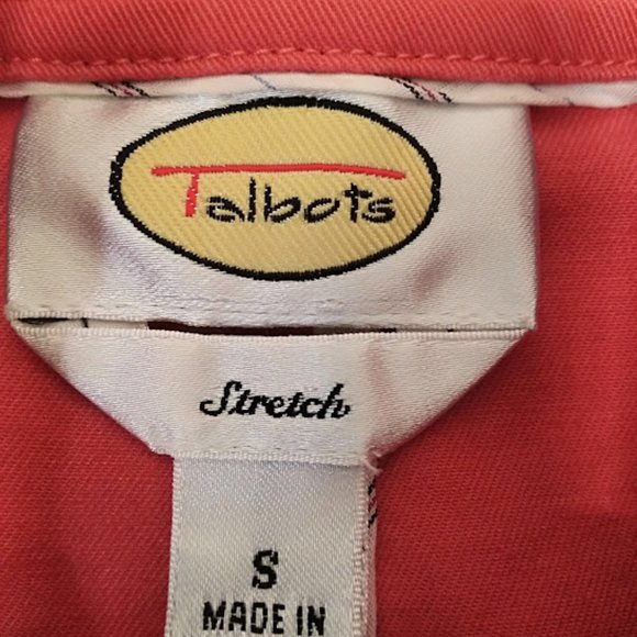 Talbots Coral Swing Jacket‎ 3/4 Length Sleeve Unlined Women's Size S - Picture 3 of 6